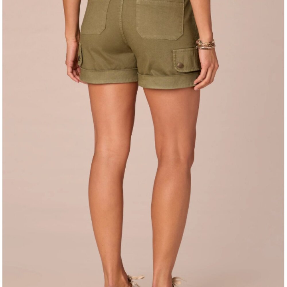 "Ab"solution Skyrise 4.5" Inseam Double Button Cargo Short WS-164 - Picture 3 of 4